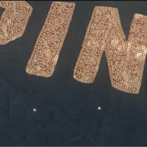 VS PINK Bling Short Sleeve shirt Small - Picture 5 of 10